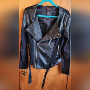 Leather Sparkly Jacket